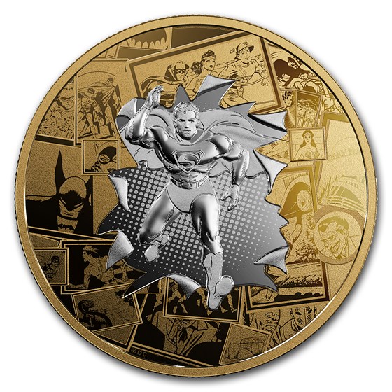 2017 Canada 3 oz Silver $50 DC Comics: All-Star Comics 2017 Canada 3 oz Silver $50 DC Comics: All-Star Comics